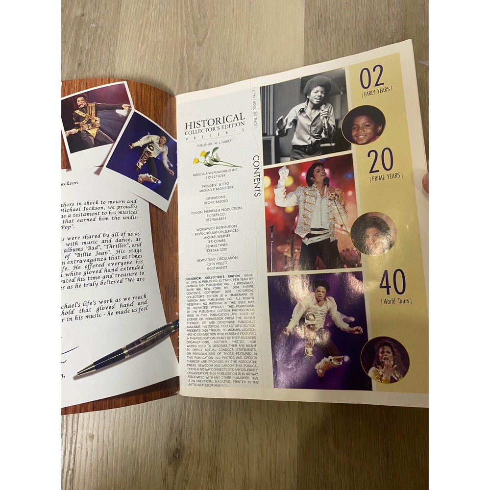 Michael Jackson Historical Collector's Edition Magazine King of Pop 1958-2009 - Picture 3 of 10